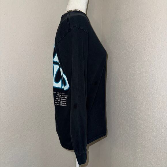 Travis Scott Astro World Tour Men's Size Small Black Long Sleeve - Picture 2 of 9